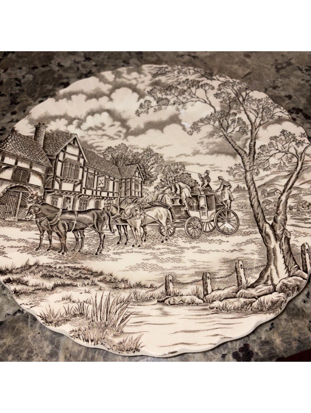 Collector Plate,Iron Stone,Royal mail